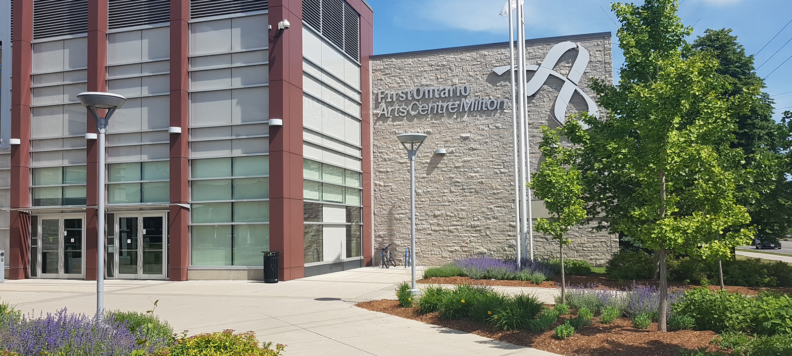 Exterior photo of FirstOntario Arts Centre Milton